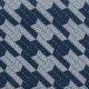 Ткань плащевая с лого-мотивом, темно-синий пье-де-пуль (012270)