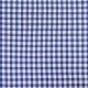 Сатин-жаккард сорочечный в синюю клетку виши (012287)