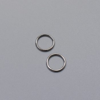 Кольцо металлическое для бюстгальтера, серебро, 10 мм (6 DG/10) (009801)