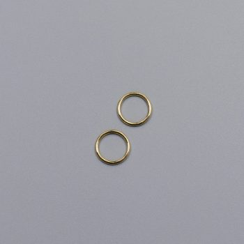 Кольцо металлическое для бюстгальтера, золото, 10 мм (6 DG/10) (009803)
