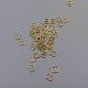 Регулятор металлический для бюстгальтера, золото, 6 мм (011903)