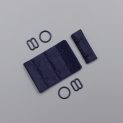Набор - кольца, регуляторы и застежка, темно-синий, 10 мм (012104)