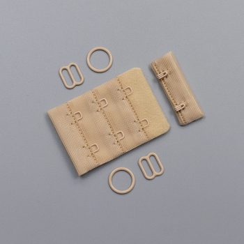 Набор - кольца, регуляторы и застежка, обж. миндаль, 10 мм (012493)