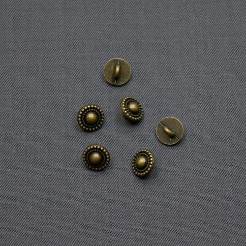 Пуговицы металлические 10 мм, латунь (004948)