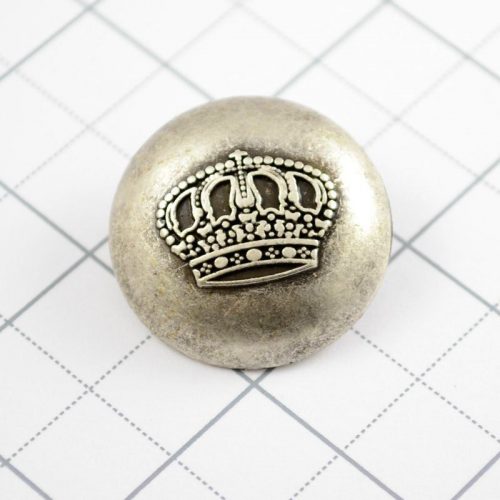 Пуговицы металлические, 25 мм, с.серебро (001761)