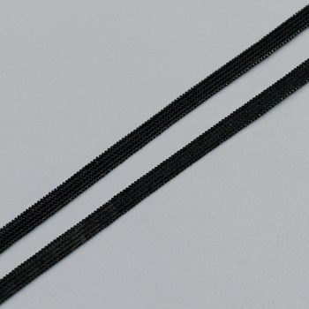 Резинка бельевая 4 мм,  черный, диз. K-195 (007787)