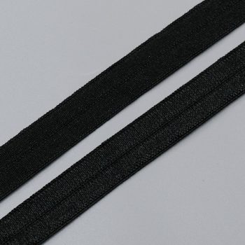 Резинка окантовочная 15 мм, черный, диз. 615/15B (008013)