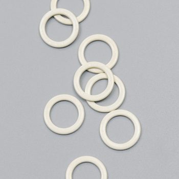 Кольцо металлическое, 10 мм, кремовый (009602)