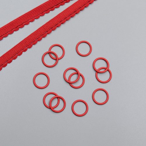 Кольцо металлическое для бюстгальтера, 11 мм, красный (ARTA-F) (009500)