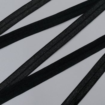 Резинка окантовочная, 15 мм, черный (Китай) (009797)
