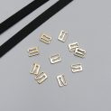 Крючок-регулятор для бюстгальтера, золото, 10 мм (621 DG/10) (009805)