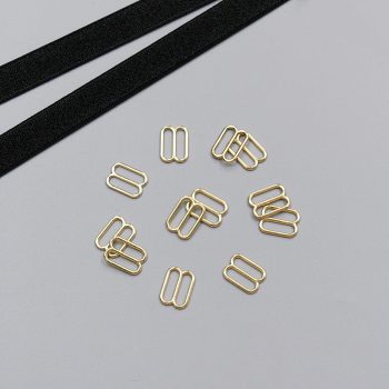 Регулятор металлический для бюстгальтера, золото, 12 мм (613 DG/12) (012314)