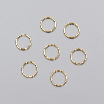 Кольцо металлическое для бюстгальтера, золото, 12 мм (6 DG/12) (012316)
