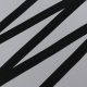 Резинка окантовочная матовая, 20 мм, черный (Китай) (012334)