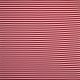 Трикотаж рибана хлопковый в красно-розовую полоску (012363)