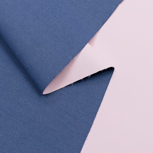 Джинс курточный двухсторонний с мембраной, темно-голубой и розовый (012387)