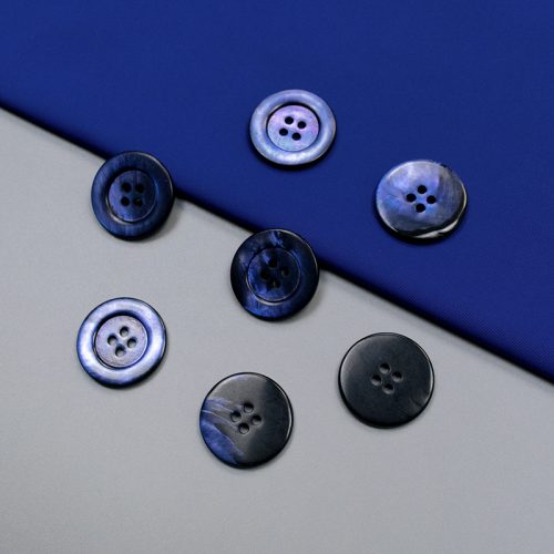 Пуговицы перламутровые, фиолетовый, 25 мм (012427)