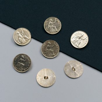 Пуговицы металлические, one penny, 25 мм (012467)