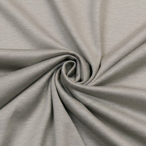Трикотаж тонкий шелковый, каменно-серый меланж (012622)