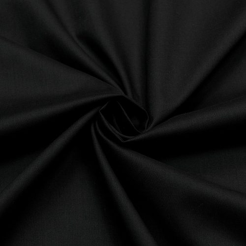 Ситец хлопковый стрейч, цвет черный (012634)