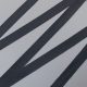 Лента киперная цветная, хлопок, 20 мм, темно-серый (012719)