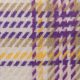 Твид пальтовый в желто-фиолетовую клетку (012796)