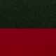 Драп шерстяной на флисе, темно-зеленый на красном (012813)