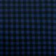 Твил вискозный плательный в клеточку виши, сине-черный (012822)