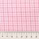 Поплин хлопковый в сахарно-розовую клеточку (012828)