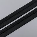 Застежка крючки и петли на ленте, 1 ряд, черный (ARTA-F) (012853)