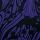 Трикотаж вискозный с водяными цветами, синий-черный (012900)