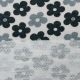 Футер-петля в ретро-цветочек, черный на белом (012936)