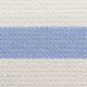 Рогожка хлопковая с акрилом в полоску, голубой-экрю (012941)