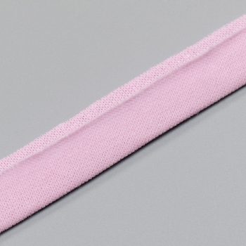 Бейка трикотажная, хлопок, 35 мм, 5м, розовый (012988)