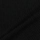 Трикотаж вязаный лапша, цвет черный (013073)