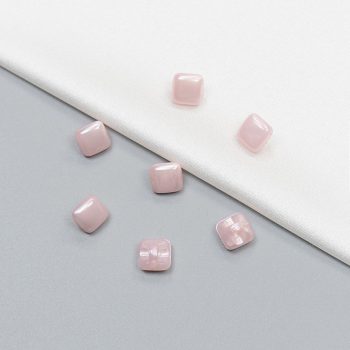 Пуговицы пластиковые, розовый, 8 мм, серия Caramel (013219)