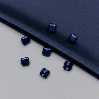 Пуговицы пластиковые, т. синий, 8 мм, серия Caramel (013222)