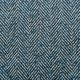 Твид-букле шерстяной пальтовый, снежно-синяя елочка (013337)
