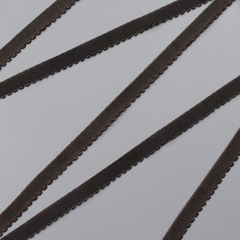 Резинка отделочная 10 мм, коричневый (цвет 111) (013359)