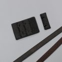 Застежка крючки и петли, 38 мм, 3 ряда, коричневый (цвет 111) (013374)
