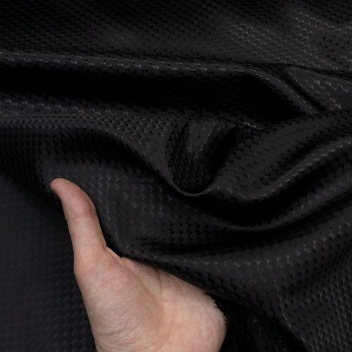 Ткань подкладочная, жаккард, черный ромб (013397)