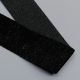 Резинка для пояса, черное гофре с люрексом, 50 мм (013521)