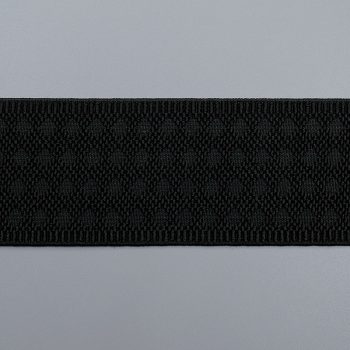 Резинка для пояса, черный ромб, 50 мм (013522)