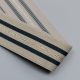 Резинка для пояса, бежевый с люрексом, полосы, 38 мм (013524)