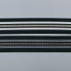 Резинка для пояса, черный с люрексом, полосы, 38 мм (013525)