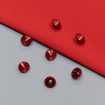 Пуговицы пластиковые, бордовый конус, 10 мм (013560)