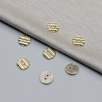 Пуговицы металлические, золото, 10 мм (013586)
