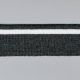 Подвяз трикотажный, т.серый с белой полосой, 3.5х80 см (013621)