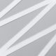 Резинка декоративная 14 мм, белый (цвет 001), 2735, M.Letizia (013629)