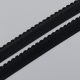 Резинка декоративная 14 мм, черный (цвет 170), 2735, M.Letizia (013630)